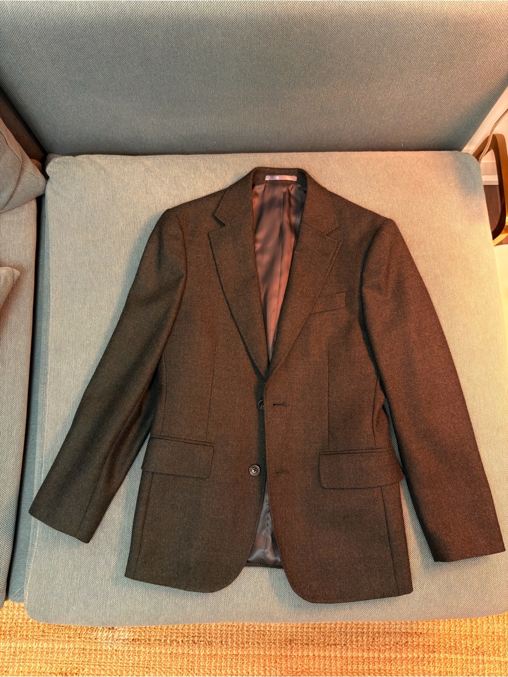 Charles Tyrwhitt Dark Brown Wool Sport Coat